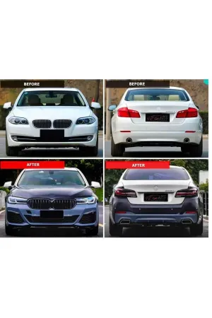 Bmw f10 g30 lci mtech dönüşüm body kit seti 2009 / 2016 - Görsel 3