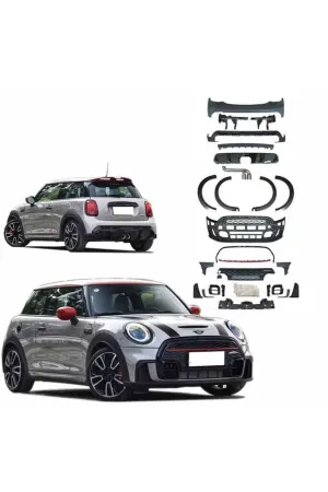Mini cooper f56 f57 2d facelift jcw body kit tampon seti 2014 / 2018
