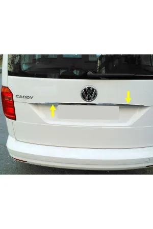 Volkswagen Caddy 2015-2017 Krom Bagaj Çıtası Aksesuarı P. Çelik