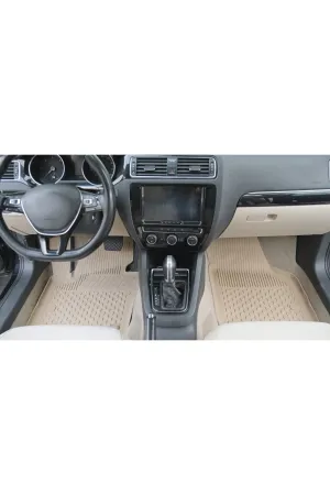 Jetta 2011-2019 Uyumlu 4.5D Premium Havuzlu Oto Paspas ve Liner KULAKLI Bagaj Havuzu - Görsel 2