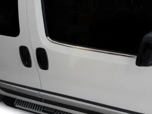 OMSA Fiat Fiorino Krom Cam Alt Çıtası 2 Parça 2008 ve Sonrası - Görsel 4