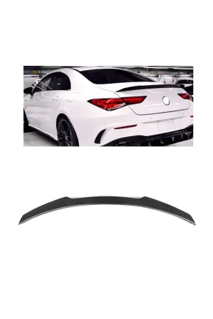 Mercedes cla w118 bagaj üstü spoiler karbon 2018+ thumb 2