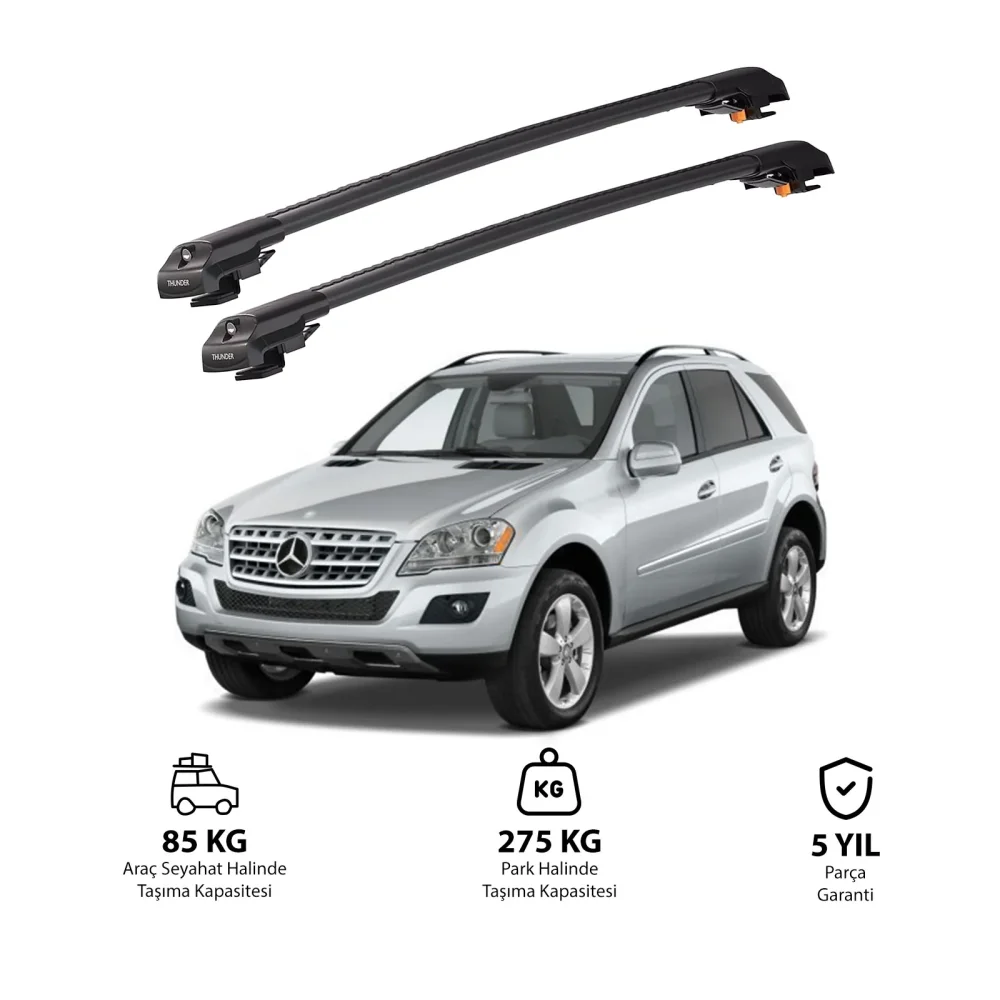 MERCEDES-BENZ M-CLASS 2006-2011 TRX1 Thunder Carrier Kilitli Ara Atkı Siyah