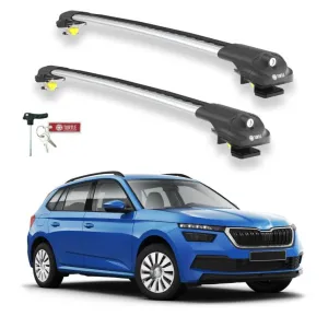 Turtle Skoda Kamiq 2019-2025 Ara Atkı Air1 Gri