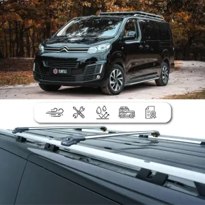 Turtle Dacia Sandero (B8) 2013-2020 Tavan Çıtası Crown Gri - Görsel 4