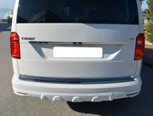 OMSA VW Caddy Minivan Krom Arka Tampon Eşiği Taşlı 2015-2019 Arası - Görsel 4