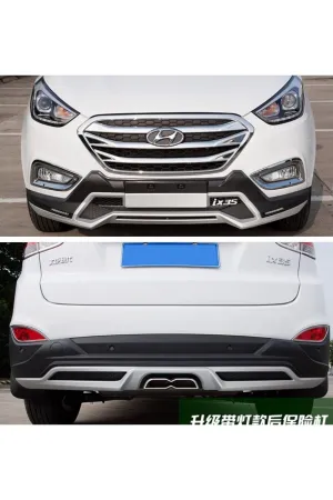 Hyundai ix35 ön ve arka koruma çift çıkış egzozlu