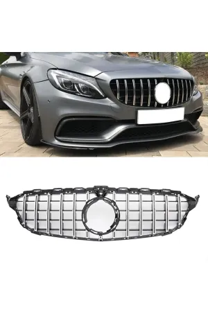 Mercedes w205 gtr ön panjur ızgara 2013 / 2018 thumb 2