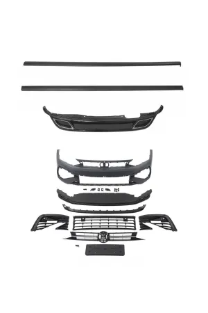 Vw polo r body kit tampon seti 2018+ thumb 2