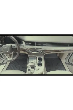 Audi Q7 2015+ Uyumlu Sahler Araca Özel 4.5D Havuzlu Oto Paspas - Audi Q7 - Görsel 3