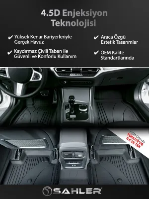 KGM Torres EVX 2023 ve Sonrası Uyumlu 4.5D Premium Havuzlu Oto Paspas - Torres EVX - Görsel 2