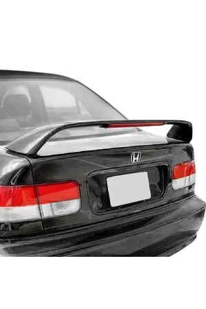 Honda civic si bagaj üstü spoiler pianoblack boyalı 1996 / 2000 thumb 2