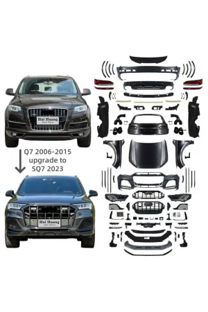 Audi q7 sq7 2020 4m dönüşüm body kit seti full 2006 / 2015