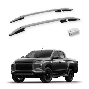 Turtle Mitsubishi Triton (Mk5) 2015-2025 Tavan Çıtası Crown Gri thumb 1