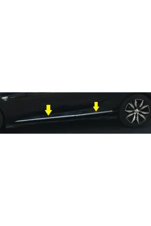 Opel Insignia 2017-2020 Krom Yan Kapı Çıtası Aksesuarı 4 Parça
