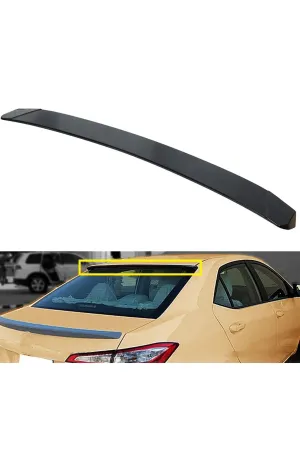 Toyota corolla cam üstü spoiler pianoblack boyalı 2014 / 2018