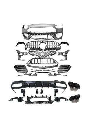 Mercedes W206 c63 amg body kit tampon seti 2020+ thumb 2