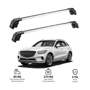 GENESIS GV70 2020 ve Sonrası TRX2 Thunder Carrier Ara Atkı Gri thumb 1