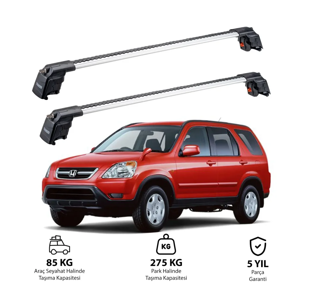 HONDA CR-V 2002-2006 TRX2 Thunder Carrier Ara Atkı Gri