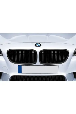 AUTOGP Bmw F10 m5 ön böbrek panjur piano black çift tırnak thumb 2
