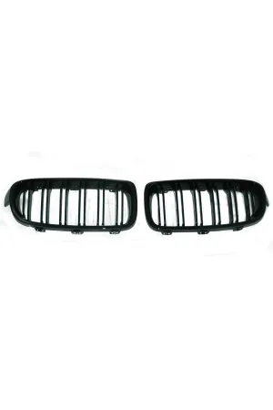 Bmw F30 ön panjur böbrek m3 f80 model piano black thumb 3