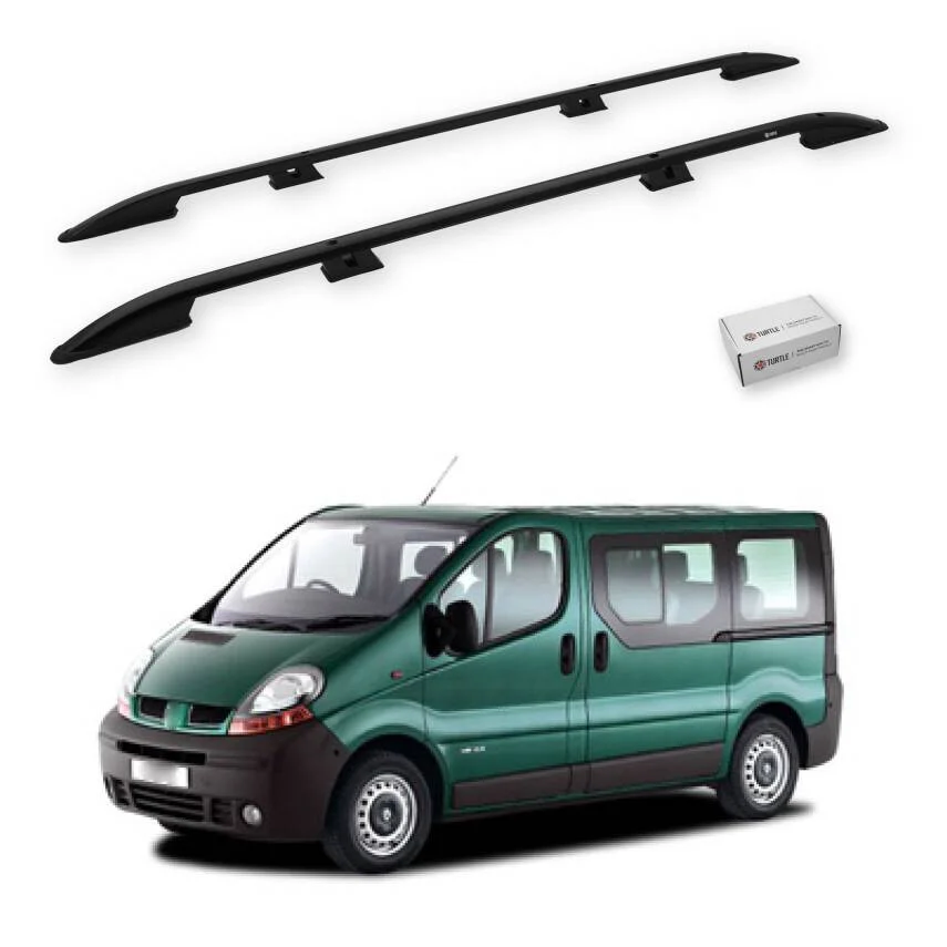 Turtle Renault Trafic (X83) 2001-2014 / Uzun Şasi Tavan Çıtası Crown Siyah