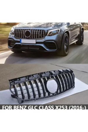 AUTOGP Mercedes glc gtr ön panjur ızgara seti amg 2016 / 2020 X253 thumb 2
