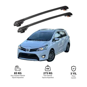 TOYOTA VERSO 2009-2018 TRX1 Thunder Carrier Kilitli Ara Atkı Siyah thumb 1