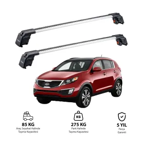 KIA SPORTAGE 2010-2015 TRX2 Thunder Carrier Ara Atkı Gri thumb 1