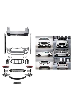 Maserati levante trofeo makyajlı body kit dönüşüm kiti komple