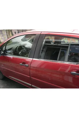 Toyota Yaris 2012-2013 Krom Cam Altı Çıtası Aksesuarı 4 Parça
