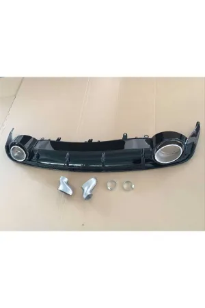 Audi a6 rs6 arka tampon difüzör + egzoz ucu 2015 / 2018 thumb 2