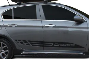 OMSA Fiat Egea Cross Krom Cam Çerçevesi 8 Parça 2020 ve Sonrası - Görsel 4