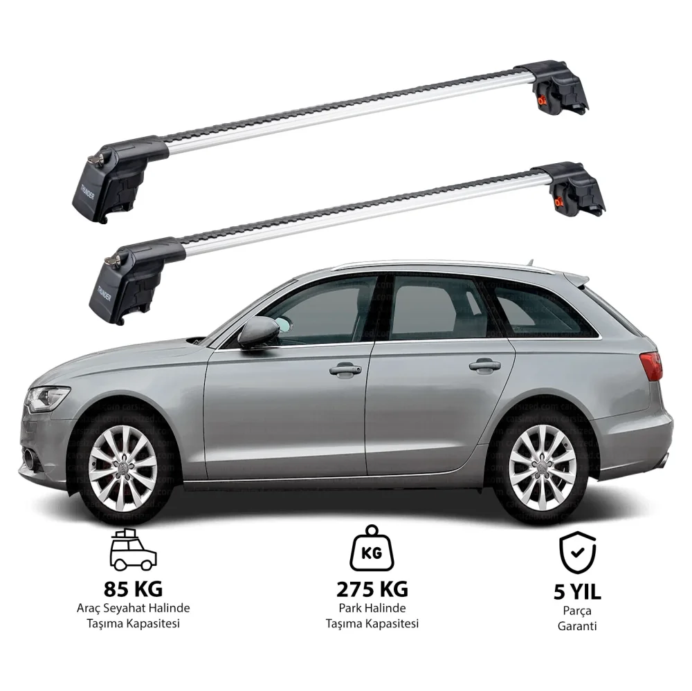 AUDI A6 AVANT 2011-2018 TRX2 Thunder Carrier Ara Atkı Gri
