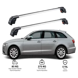 AUDI A6 AVANT 2011-2018 TRX2 Thunder Carrier Ara Atkı Gri thumb 1