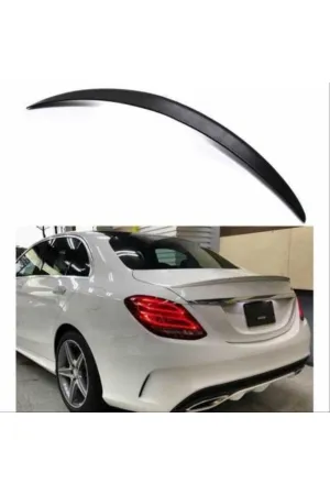 Mercedes w205 amg bagaj üstü spoiler pianoblack 2013+ thumb 4