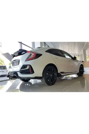 Honda civic fk7 hb dto spoiler siyah boyalı 2016 / 2020 thumb 4