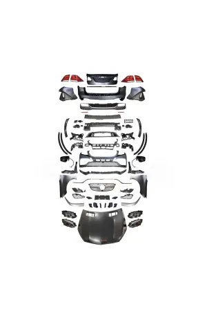 Mercedes ml w164 to w166 gle63 dönüşüm body kit seti full facelift thumb 2