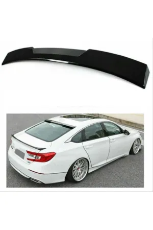 Honda accord uyumlu cam üstü spoiler piano black 2018+ thumb 3