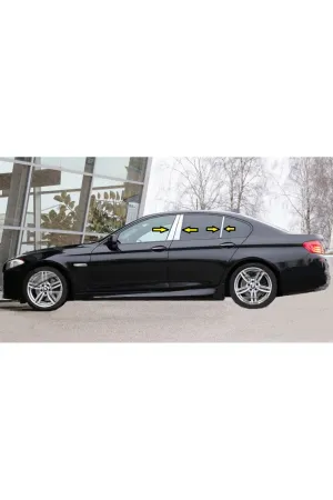 Bmw F10 5 Serisi 2011-2016 Krom Kapı Direk Aksesuarı 6 Parça