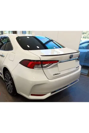 Toyota corolla bagaj üstü spoiler ince siyah boyalı 2019+ thumb 1