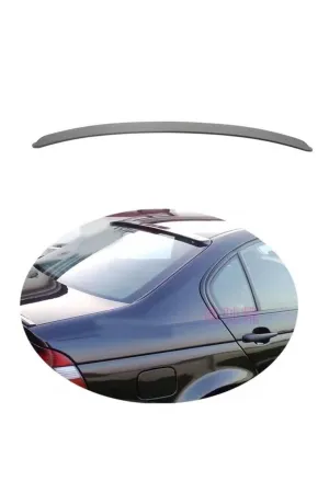 Bmw e46 cam üstü spoiler siyah boyalı plastik 1998 / 2005 thumb 2
