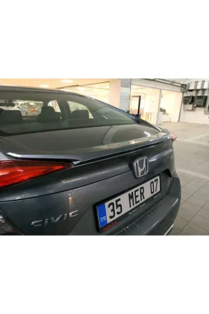 Honda civic fc5 uyumlu bagaj üstü spoiler boyasız 2016+ thumb 4