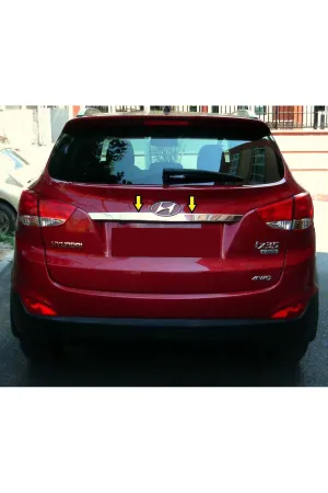 Hyundai Ix35 Krom Bagaj Üst Çıtası Aksesuarı Paslanmaz Çelik