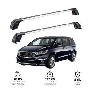 KIA GRAND CARNIVAL 2015-2020 TRX2 Thunder Carrier Ara Atkı Gri thumb 1