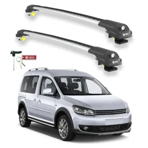 Turtle Volkswagen Caddy (2K) 2003-2019 Ara Atkı Air1 Gri
