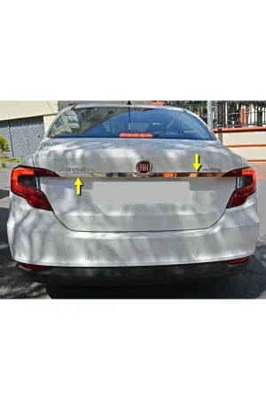 Fiat Egea Krom Bagaj Üst Çıtası Aksesuarı Paslanmaz Çelik