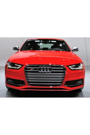 Audi a4 s4 ön panjur ızgara 2012 / 2015 B8 siyah krom thumb 2