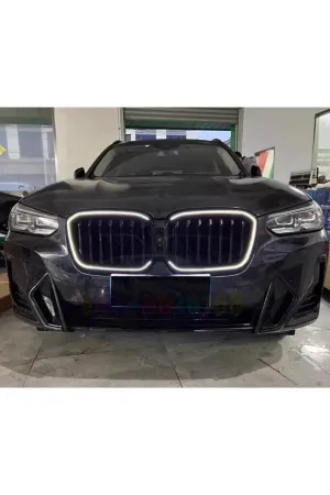 Bmw x3 g01 lci ön böbrek panjur ızgara ledli m 2022+ thumb 2