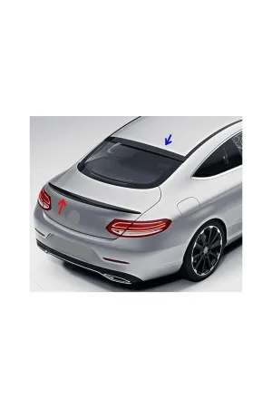 Mercedes c238 coupe cam üstü spoiler w213 coupe thumb 3